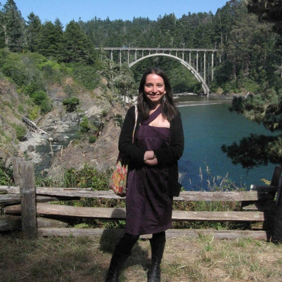 Gold Hawk purple dress size S - Picture 4 of 4